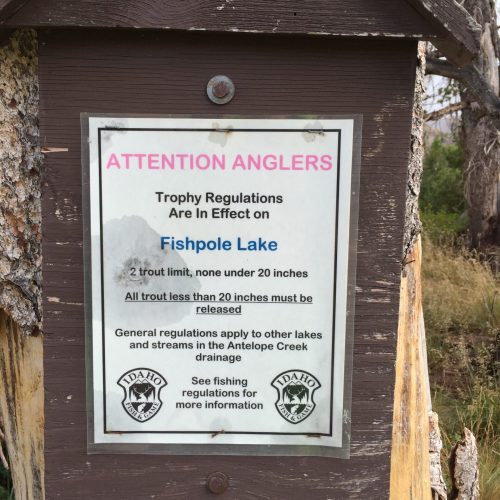 Fishpole Lake has Trophy Restrictions